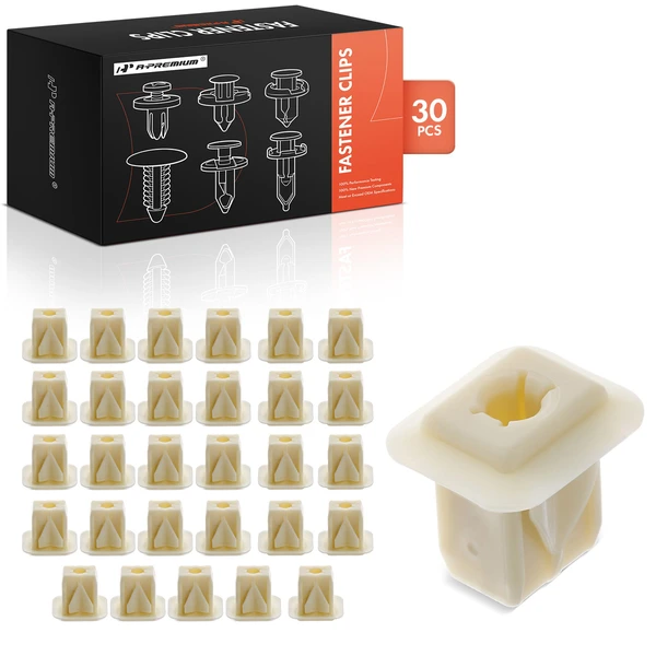 2008-2009 Buick Allure 30 Pcs Nylon Natural Screw Grommet A-Premium APRCF260