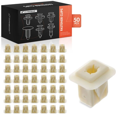 50 Pcs Screw Size Grommet Style Nut Clip Fastener