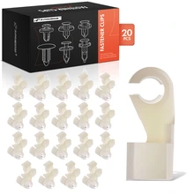 1987-1995 Toyota Pickup 20 Pcs 7.3mm Nylon Natural Door Lock Rod Clip A-Premium APRCF271