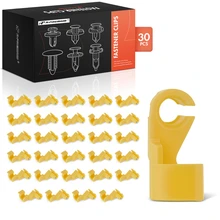 1984-1995 Toyota Pickup 30 Pcs Nylon Yellow Door Lock Rod Clip A-Premium APRCF275