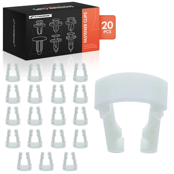 1989 Ford LTD Crown Victoria 20 Pcs Nylon Natural Fuel Line Retainer Clip A-Premium APRCF280