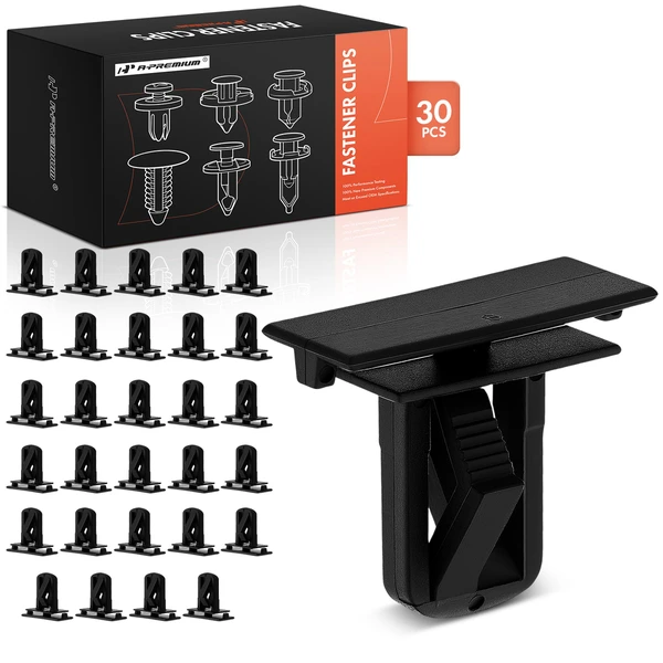 2002-2011 Jeep Liberty 30 Pcs Nylon Black Rocker Panel & Bumper Fascia Clip A-Premium APRCF284