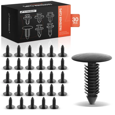 30 Pcs 7.5mm Nylon Rear Bumper Cover Retainer Clip