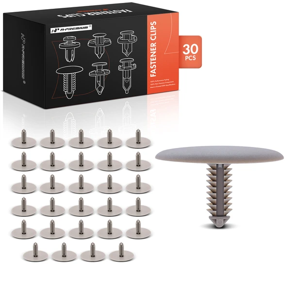 30 Pcs Nylon Tan Interior Roof Headliner Retainer A-Premium APRCF299