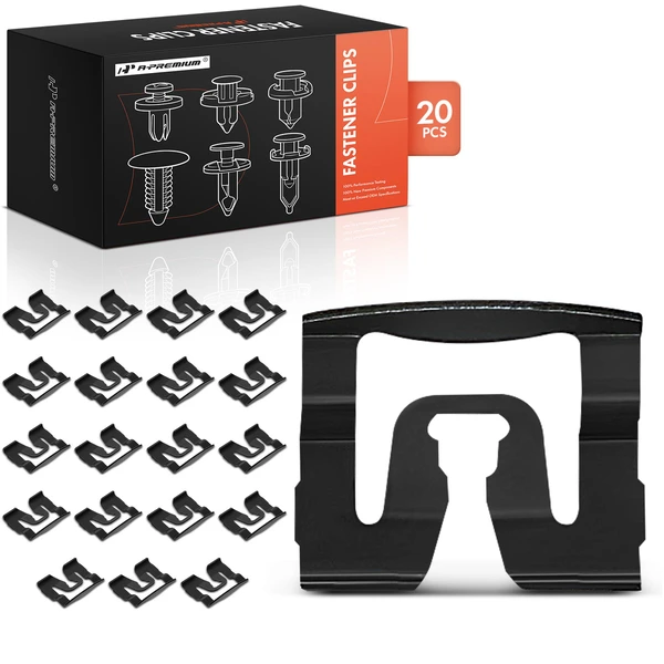 1971-1976 Dodge Charger 20 Pcs Metal Window Reveal Molding Clip A-Premium APRCF367