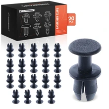 20 Pcs 8.5mm Nylon Retainer Clip Fastener Push-Type