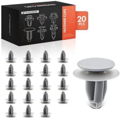 20 Pcs 9mm Nylon Trunk Lid Trim Rivet Deck Retainer Clips