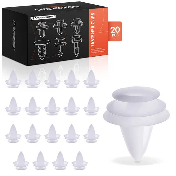 2005-2015 2017-2024 Nissan Armada 20 Pcs Nylon White Trim Panel Retainer A-Premium APRCF409