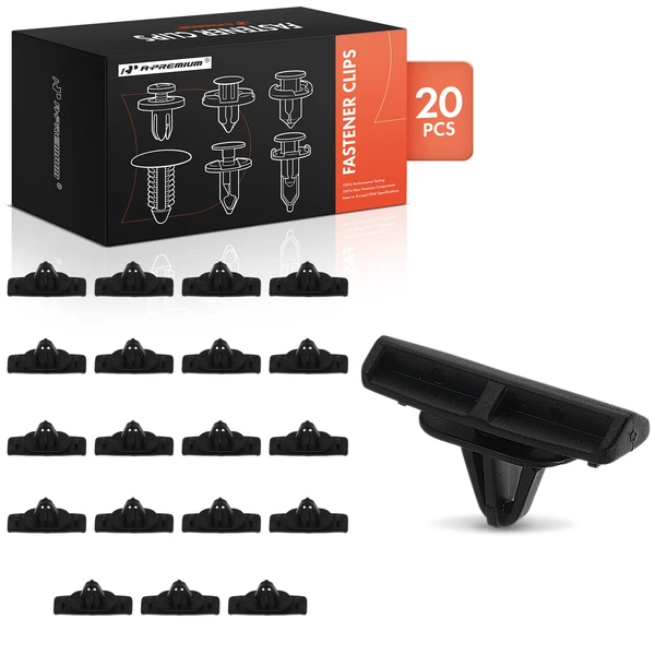 2002-2011 Jeep Liberty 20 Pcs Nylon Black Ground Effects Molding Clip A-Premium APRCF418