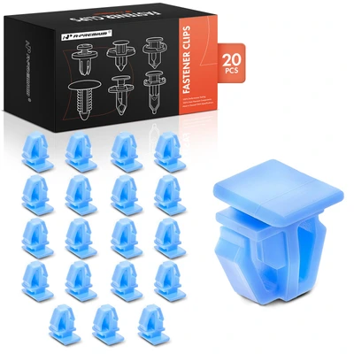 20 Pcs 15mm Nylon Bumper to Body Side Moulding Retainer Clips