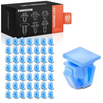 50 Pcs 15mm Nylon Bumper to Body Side Moulding Retainer Clips