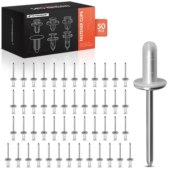 2004-2006 Scion xB 50 Pcs Aluminum Rear Bumper Filler Rivet A-Premium APRCF486