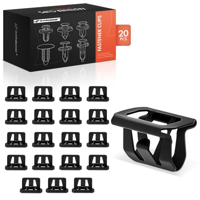20 Pcs Metal Grille & Bumper Cover Fastener Retainer Clips