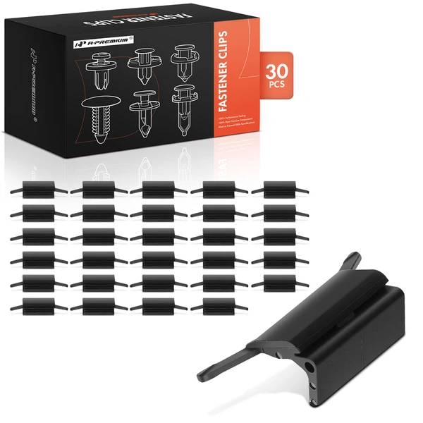 20 Pcs Nylon Black Roof Garnish Molding Clip A-Premium APRCF490