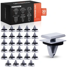 2010-2014 Cadillac CTS 30 Pcs 9mm Nylon Gray Windshield Pillar Molding Clip A-Premium APRCF518
