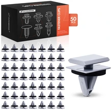 2014-2015 Chevrolet Corvette 50 Pcs 9mm Nylon Gray Windshield Pillar Molding Clip A-Premium APRCF519