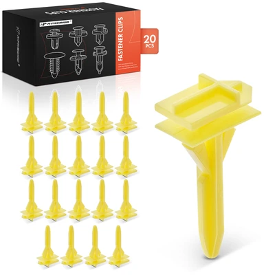 20 Pcs 11.11mm Nylon Rocker Panel Moulding Clips with Seal