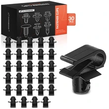 30 Pcs 7mm Nylon Grille Moulding Retainer Clips
