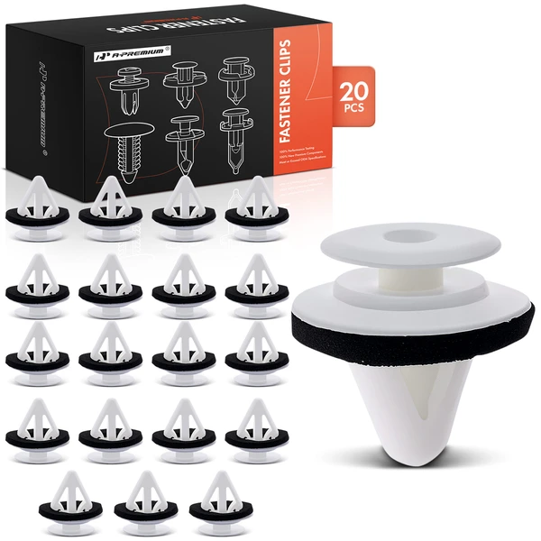 2004-2006 Mazda MPV 20 Pcs Nylon White Door Trim Panel Retainer A-Premium APRCF559