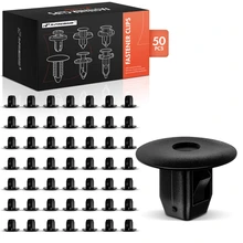 2012-2015 Honda Crosstour 50 Pcs 9mm Nylon Black Fender Apron Screw Grommet A-Premium APRCF576