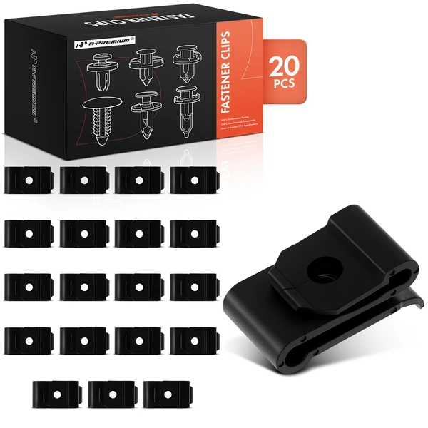 2008-2014 Scion xB 20 Pcs Nylon Black Bumper Fender Retainer Clip A-Premium APRCF580