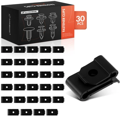 30 Pcs M5.5 Nylon Bumper Fender Clip U Nut Screw Retainer