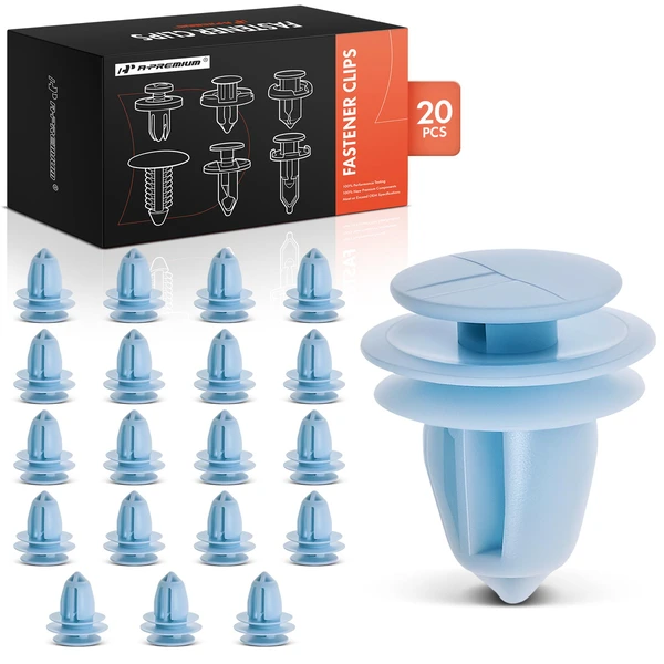 20 Pcs Nylon Blue Door Panel Retainer Clip A-Premium APRCF583