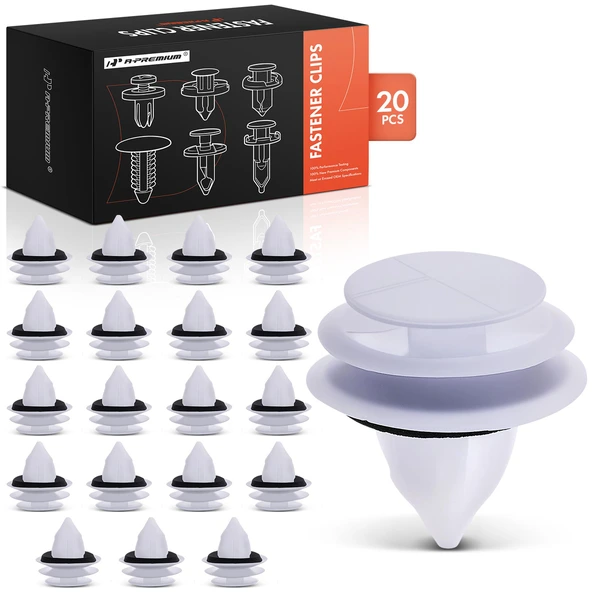 2016-2020 Mazda CX-3 20 Pcs Nylon White Trim Panel Retainer A-Premium APRCF598