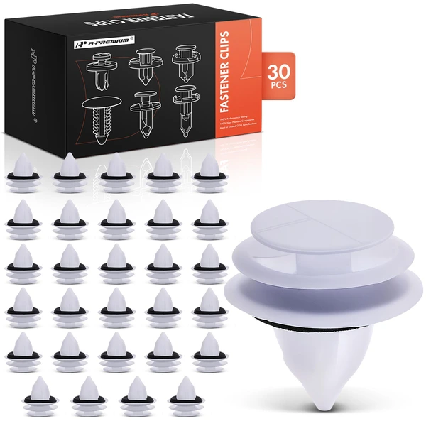 2016-2020 Mazda CX-3 30 Pcs Nylon White Trim Panel Retainer A-Premium APRCF599