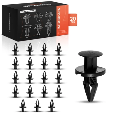 20 Pcs 8.5mm Nylon Bumper Fascia Flares & Air Dam Retainer Clip