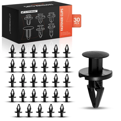 30 Pcs 8.5mm Nylon Bumper Fascia Flares & Air Dam Retainer Clip