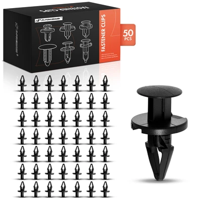 50 Pcs 8.5mm Nylon Bumper Fascia Flares & Air Dam Retainer Clips