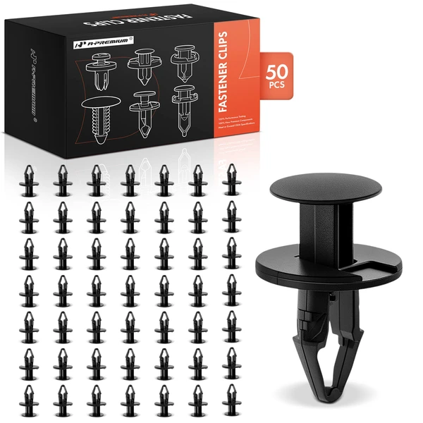 2011-2013 Chevrolet Silverado 2500 HD 50 Pcs 10.5mm Nylon Black Panel Attachment & General Purpose Retainer A-Premium APRCF625