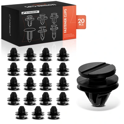 20 Pcs 8mm Nylon Wheel Opening Molding Retainer Clips