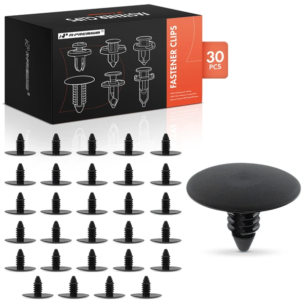 2005-2010 Jeep Grand Cherokee 30 Pcs Nylon Black Trim Panel Retainer A-Premium APRCF061