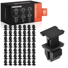 1994-2002 Mercedes-Benz SL500 50 Pcs 7 x 8mm Nylon Black Door Panel Retainer Clip A-Premium APRCF080