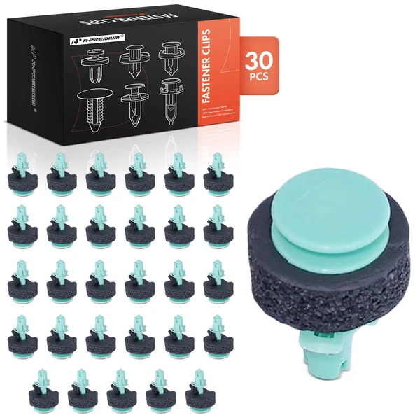 2001-2003 Oldsmobile Aurora 30 Pcs 8mm Nylon Green Push Type Retainer Clip A-Premium APRCF097