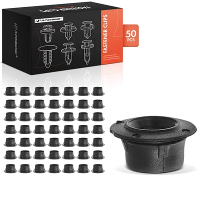 50 Pcs 9mm Nylon Moulding Insert Fastener Clips