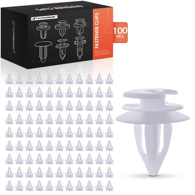 100 Pcs 9mm Nylon Trim Panel Retainer Clips
