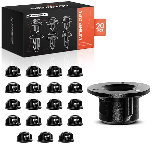 20 Pcs Nylon Black Quarter Panel Wheelhouse Liner Clip A-Premium APRCF136