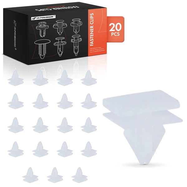 2000 Chevrolet C3500 20 Pcs 11mm Nylon White Rocker Panel Molding Clip A-Premium APRCF154