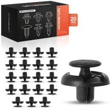 20 Pcs 7mm Nylon Fender Liner Retainer Clips Push-Type
