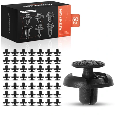 50 Pcs 7mm Nylon Fender Liner Retainer Clips Push-Type