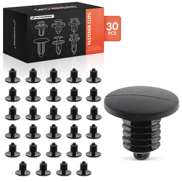 2000-2001 Chevrolet Impala 30 Pcs Nylon Black Weatherstrip Retainer Clip A-Premium APRCF176