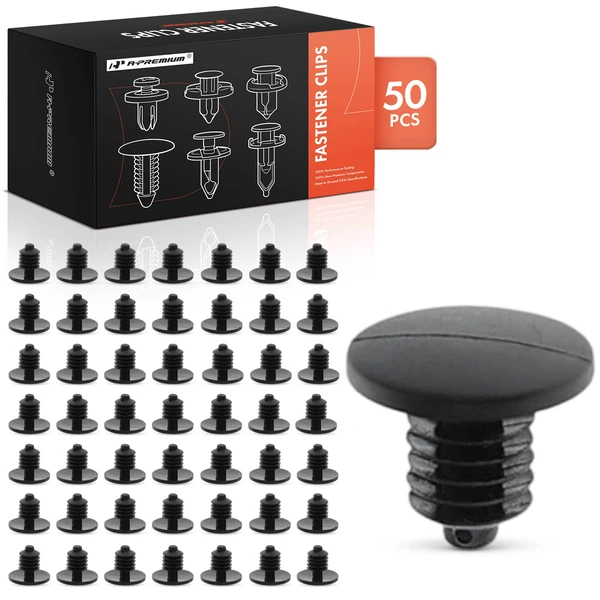 2004-2016 Cadillac SRX 50 Pcs Nylon Black Weatherstrip Retainer Clip A-Premium APRCF177