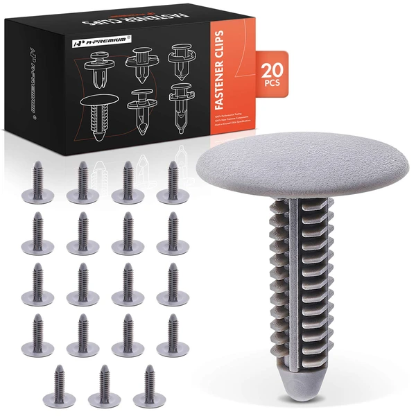 2003-2007 Hummer H2 20 Pcs Nylon Gray Headliner Retainer A-Premium APRCF178