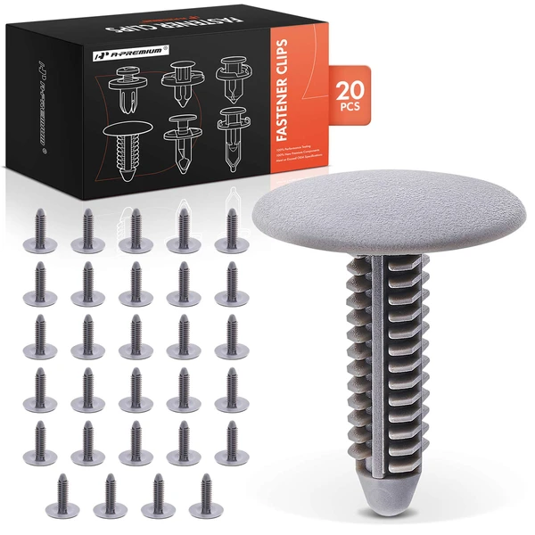 2003-2007 Hummer H2 30 Pcs Nylon Gray Headliner Retainer A-Premium APRCF179