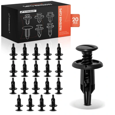 20 Pcs 8mm Rear Panel Assembly Retainer Clips Push-Type