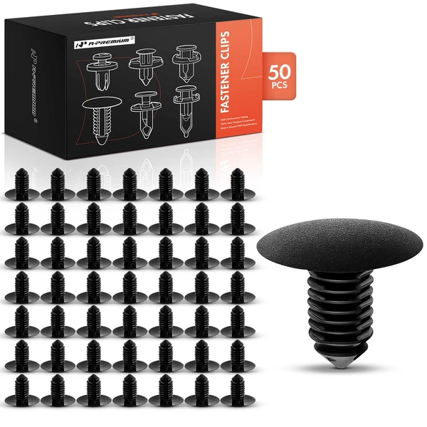 2000-2004 Oldsmobile Silhouette 50 Pcs Nylon Black Engine Compartment & Front End Retainer A-Premium APRCF207