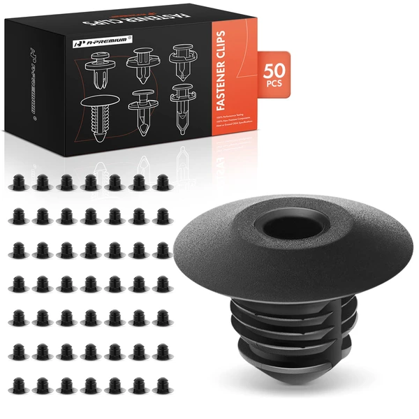 2002-2009 Chevrolet Trailblazer 50 Pcs Nylon Black Bumper Fascia Retainer Clip A-Premium APRCF210